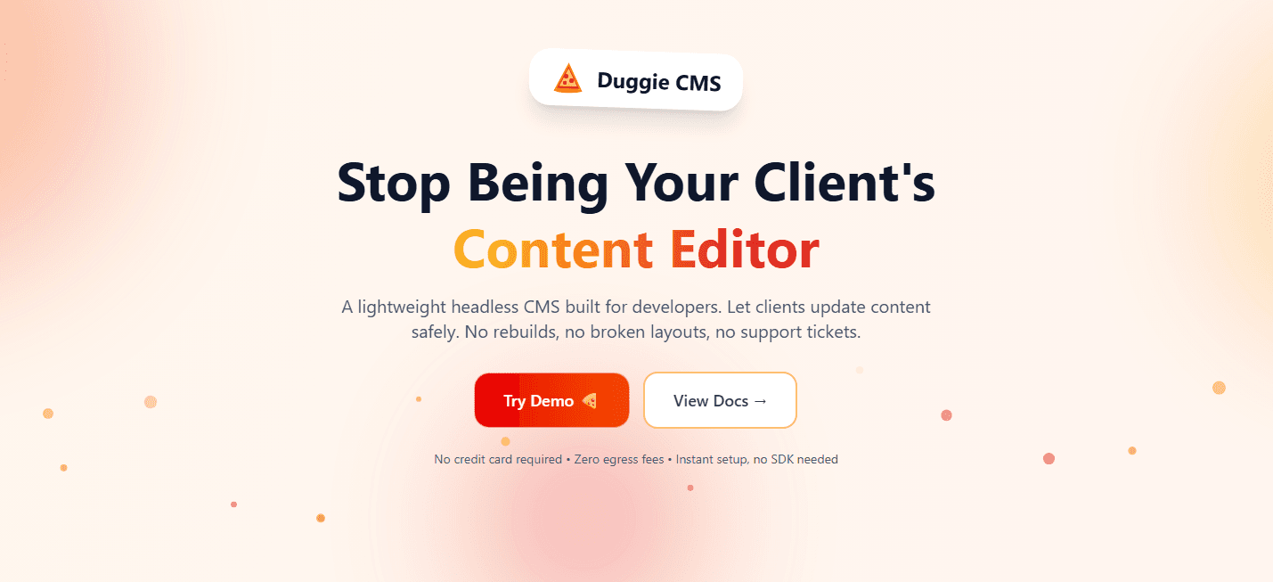 Introducing Duggie CMS